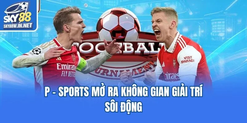 P - sports mở ra không gian giải trí sôi động