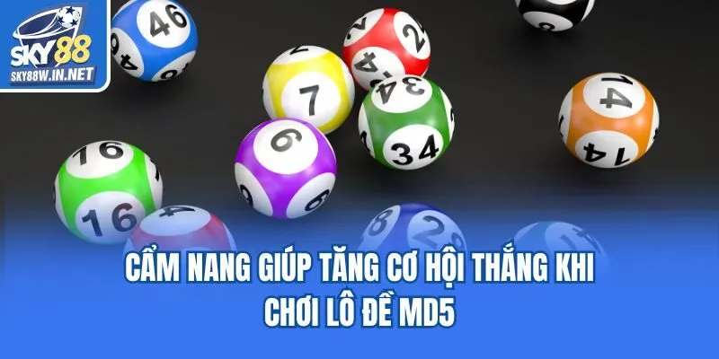 Cẩm nang giúp tăng cơ hội thắng khi chơi lô đề MD5