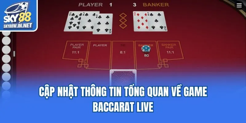 Cập nhật thông tin tổng quan về game Baccarat live